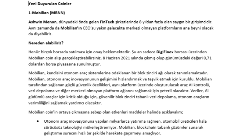 MobilianCoin