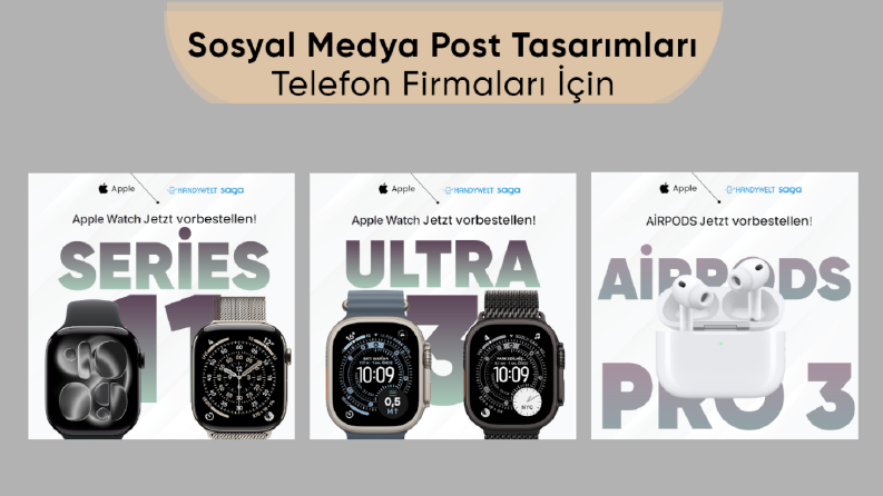 Sosyal medya post tasarımları telefon firmaları için.