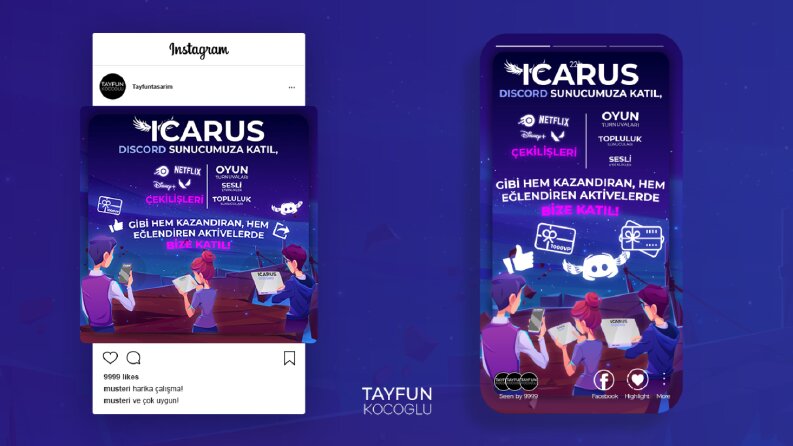 Icarus - Reklam Görseli