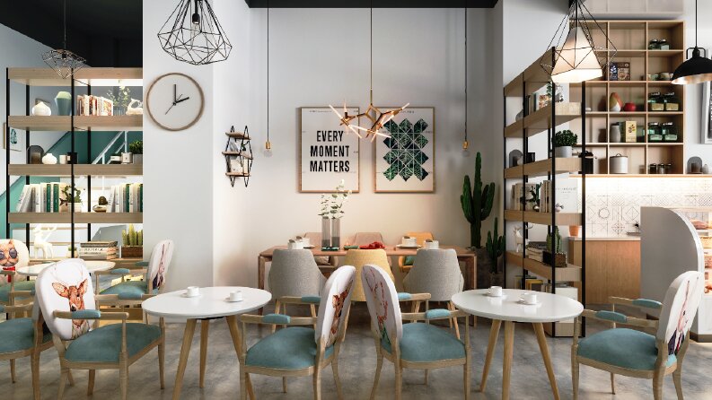 Kafe Konsept Tasarım ve Görselleştirme