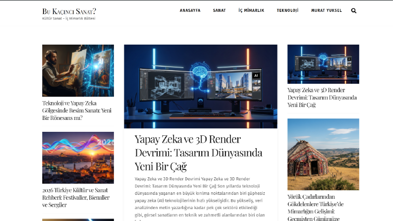 Bu Kaçıncı Sanat? - İçmimarlık, Teknoloji ve Sanat 