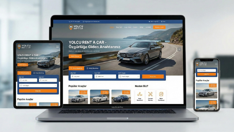 Hızlı Rezervasyon Odaklı Rent A Car Sitesi Tasarımı