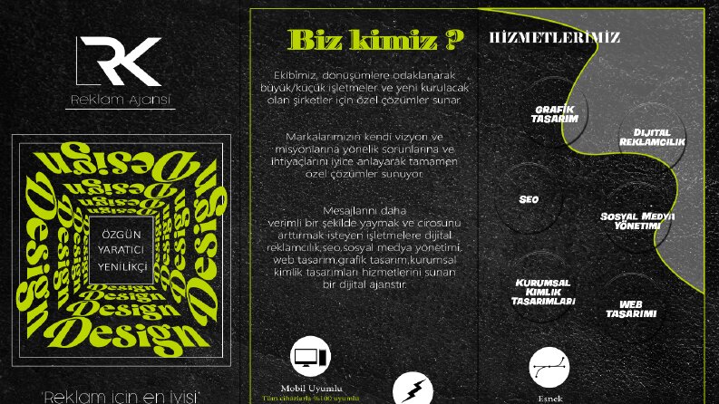Broşür ve katalog tasarımı
