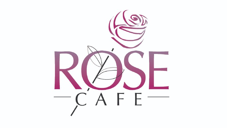 Rose cafe logo tasarım