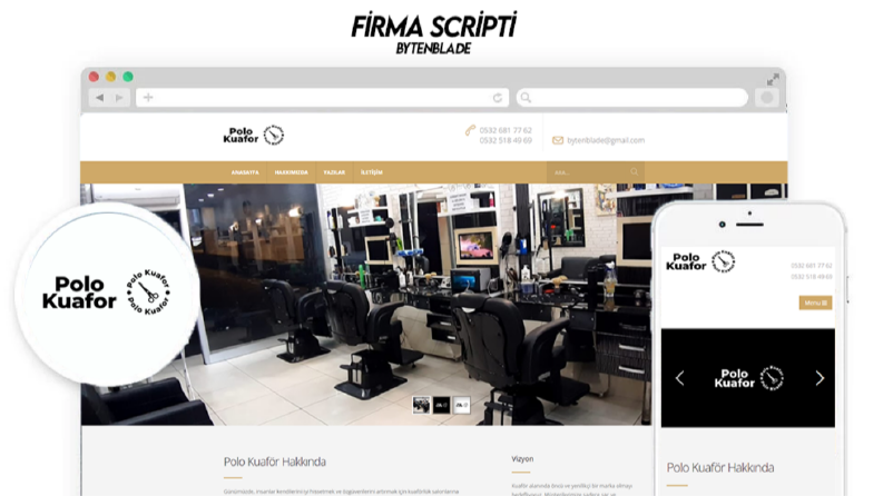 Admin Panelli Firma Sitesi