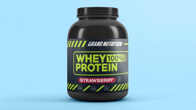 Grand Nutrition Whey Protein Etiket Tasarımı