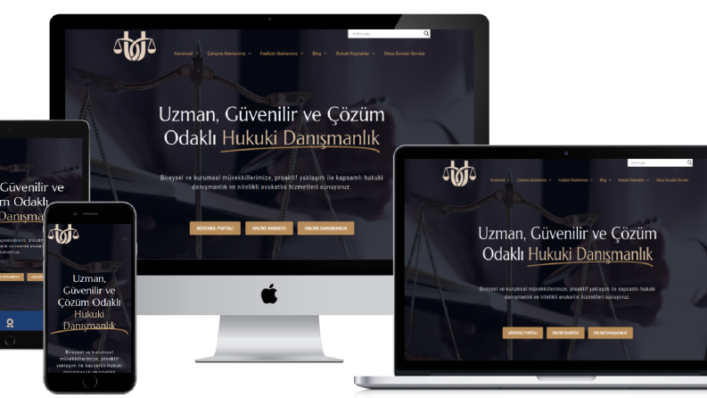 Hukuk Büroları İçin WordPress Kurumsal Web Sitesi