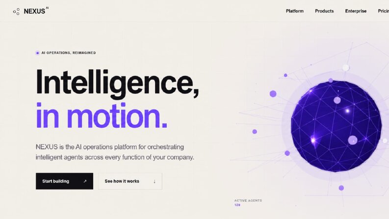 NexusAI - Website tasarimi