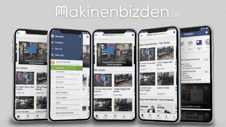 Makinenbizden.com Mobil Uygulama