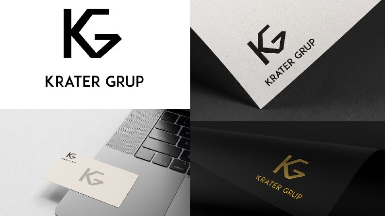 Krater Grup - Kurumsal Kimlik Tasarım Örneği