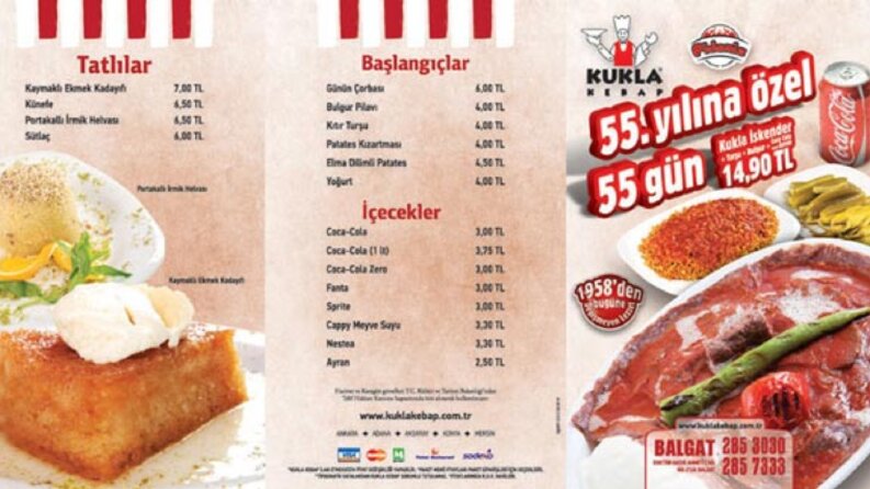 Kukla Kebap El İlanı