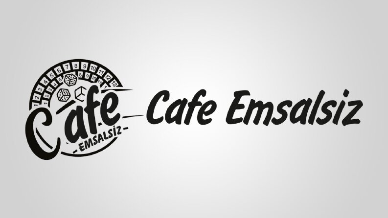 Cafe Emsalsiz Logo Tasarım