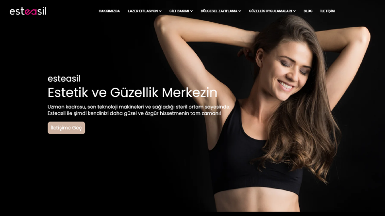 Estetik ve Güzellik Merkezi Kurumsal Web Site