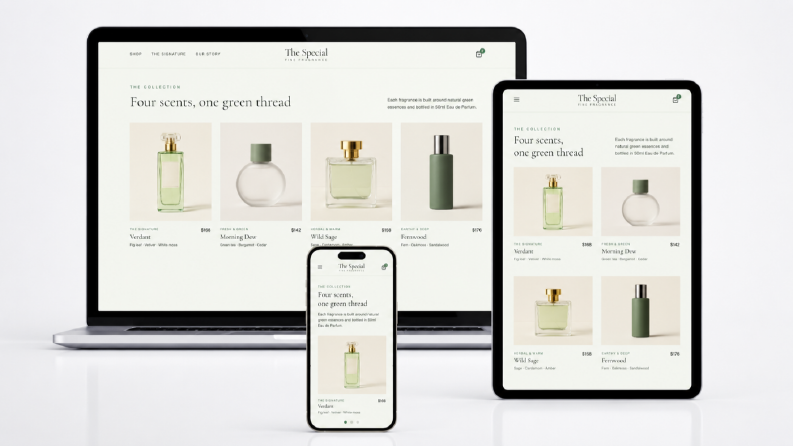 The Special – Premium Parfüm E-Ticaret Web Sitesi