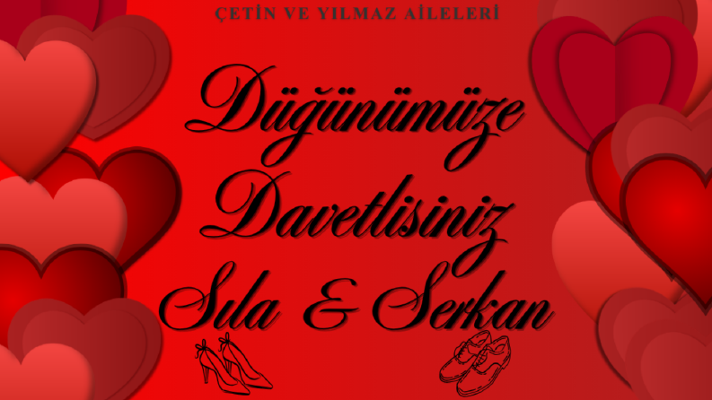 2000'ler Konseptli Düğün Davetiyesi Tasarımım