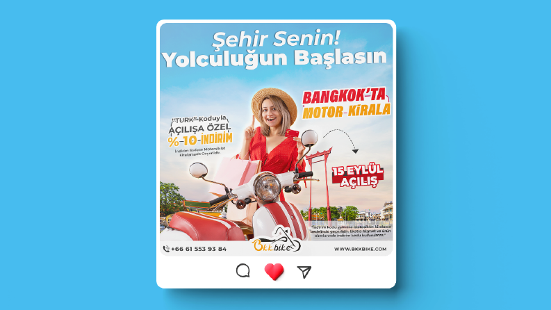 motor kiralama şirketi açılış postu