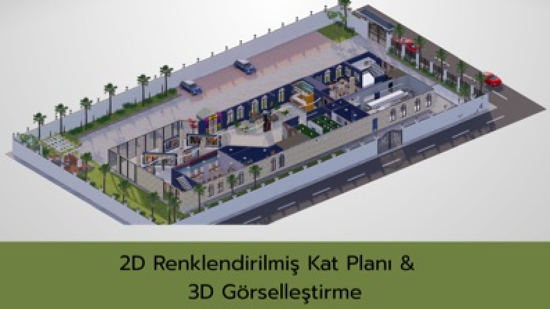 İç mekan 3D tasarımlar