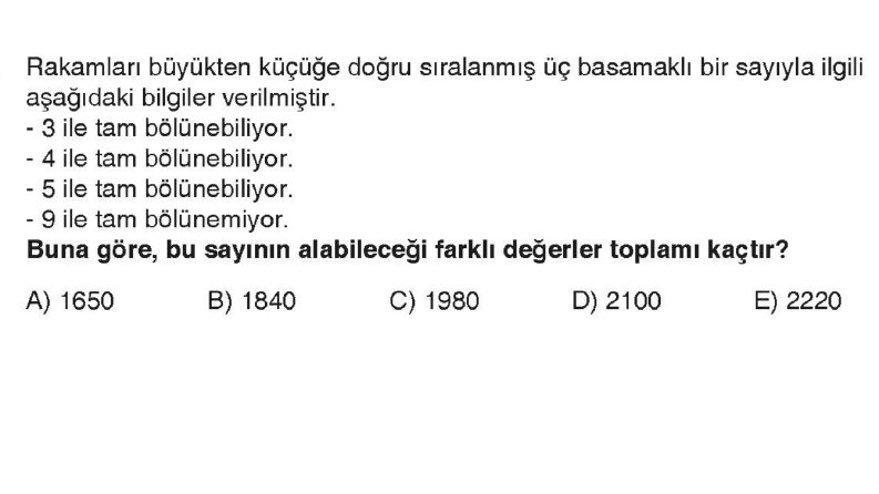 Test Kitabı Örneklerim