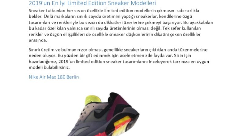 Sneaker Blog İçerikleri
