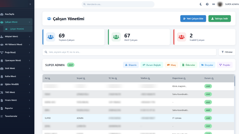 Admin Panel