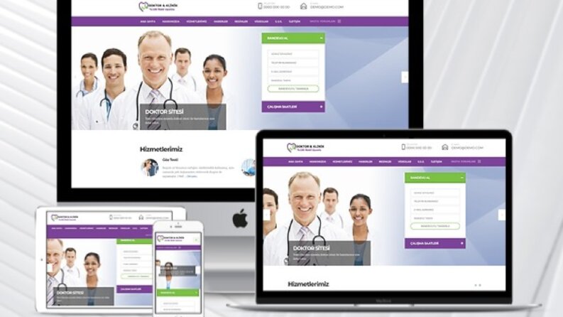 Doktor / Klinik Web Sitesi Paketi Medic