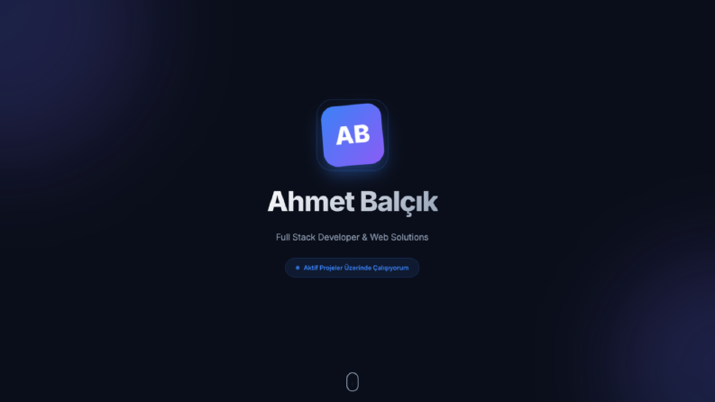 Yüksek Dönüşüm Odaklı Modern Kişisel Web Sitesi Tasarımı