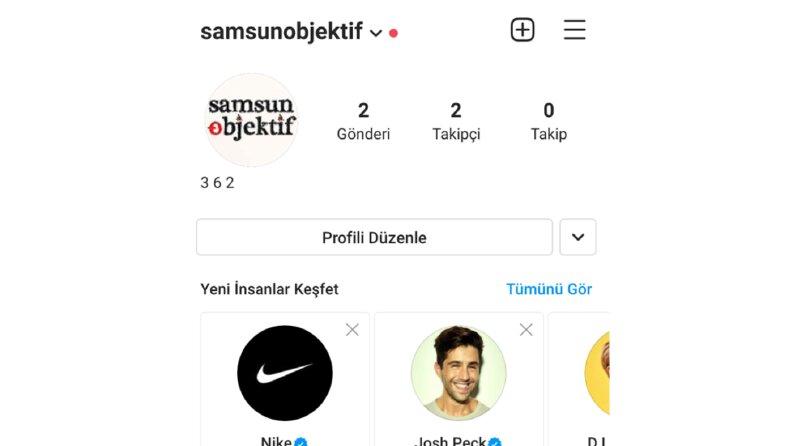 samsunobjektif Instagram Logo Tasarımı
