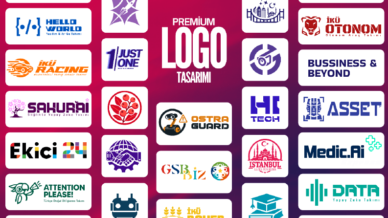 Yaratıcı & Modern Logo Tasarımı | Vektörel ve %100 Özgün