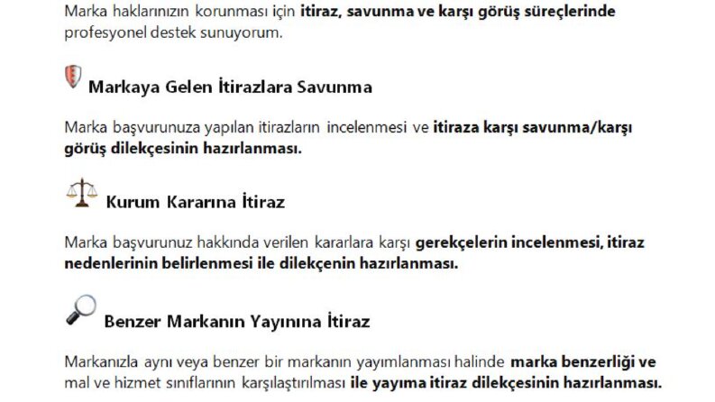 Marka İtiraz İşlemi