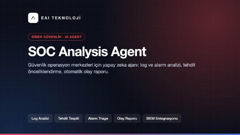 SOC Analysis Agent - AI Siber Güvenlik Analisti