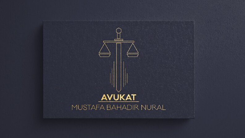 Avukat Mustafa Bahadır Nural için yaptığım LOGO tasarımı