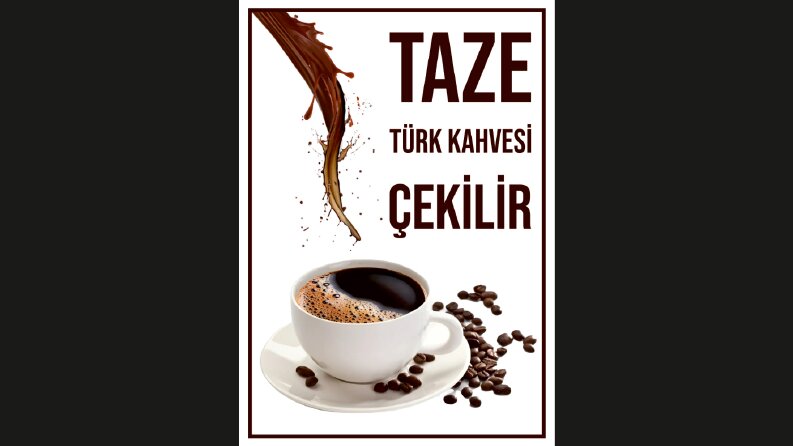 Türk Kahvesi Afişi