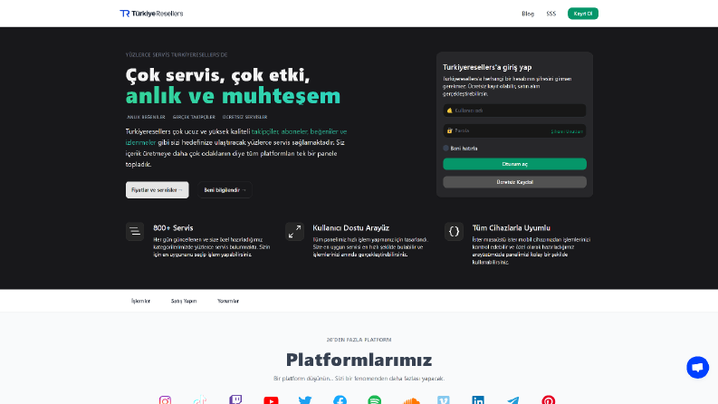 Türkiye Resellers İçin Seo Çalışması Yapıldı.