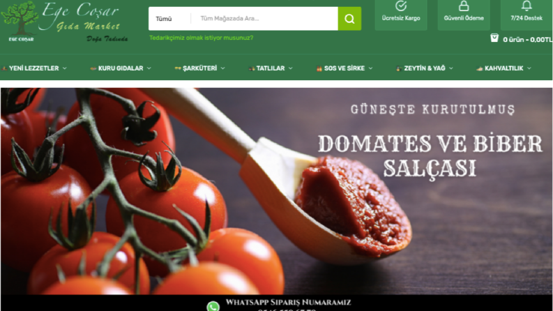 E-Ticaret Sistemi (Açık Kaynak Kodlu)