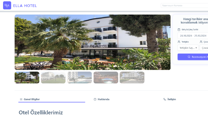 Otel Rezervasyon Sistemi