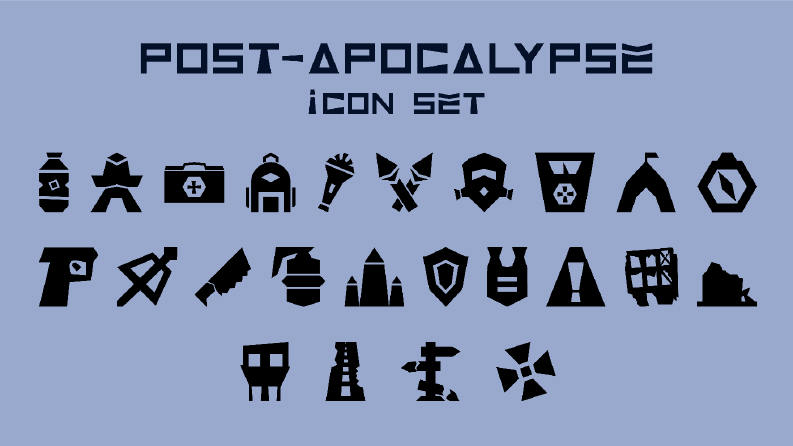 Post Apocalypse İkon Seti