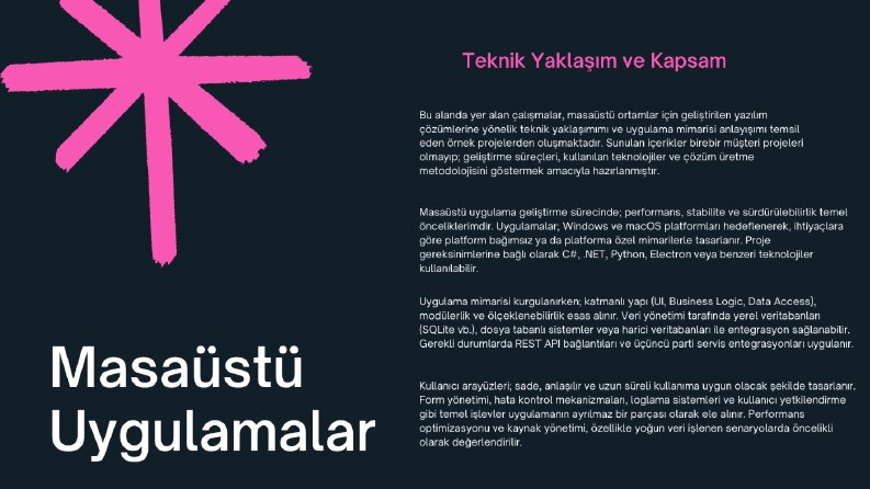 İşinizi Kolaylaştıran Güçlü Masaüstü Uygulamaları