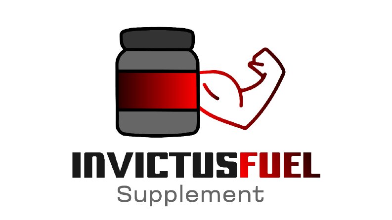 İNVICTUSFUEL Supplement Logo Tasarımı