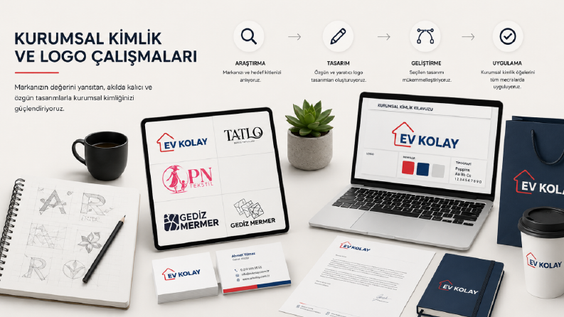 Fikirden Markaya: Güçlü Logo ve Kurumsal Kimlik Tasarımları