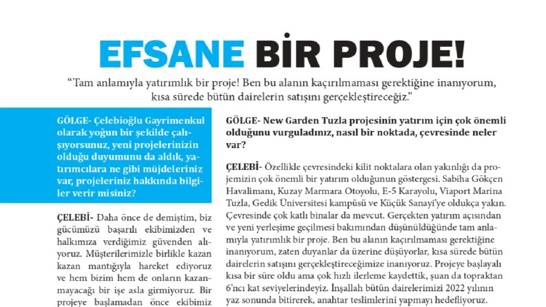 Dergi Reklam Tasarım ve Editöryel Çalışma