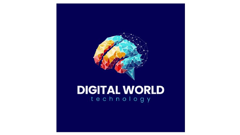 Colorful Brain Digital World Technology Logo Çalışması.