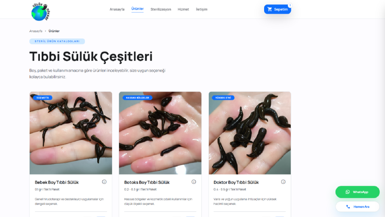 WhatsApp Siparişli E-Ticaret Sistemi