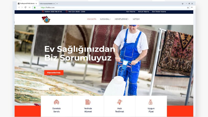 Çaba Halı Yıkama - Web Site Tasarım