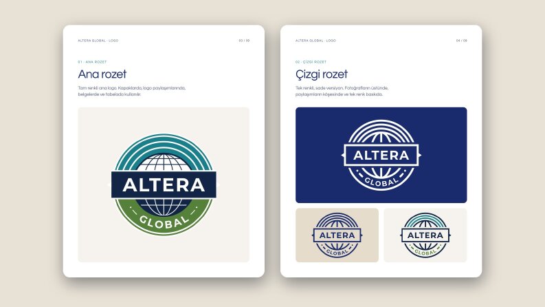 Altera Global - Ana Rozet ve Çizgi Rozet