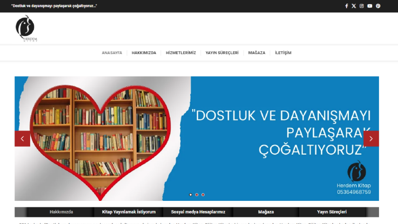 herdemkitap.com | Web Site Tasarımı ve Kodlama