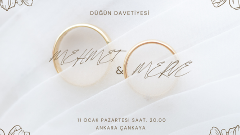 DAVETİYE TASARIMLARIM