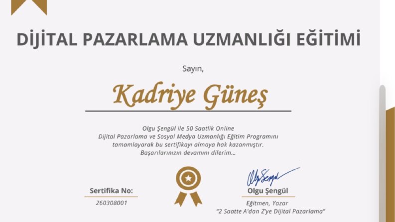 Dijital pazarlama uzmanı