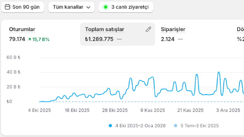 Ürün Girişleriniz ve Performanslarını Analizliyorum