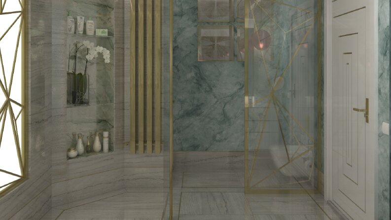 İç Mekan 2d ve 3d tasarım ve modellemesini yapıyorum (Banyo)