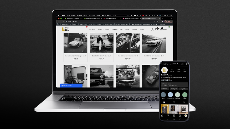 Mox Art Shop Web Sitesi